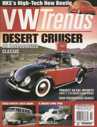 VW TRENDS 1999 OCT - HOT HKS NEW BEETLE, SOLEX 34 PICT-3 HOP-UP, JUDSON BUG*